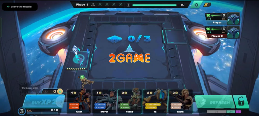 Khung cảnh màn chơi độc đáo của game Auto Chess CyberTitans