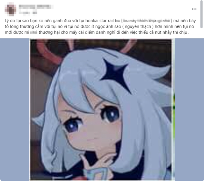 Vừa ra mắt nhân vật mới, Honkai: Star Rail đã bị hàng xóm khiêu khích, réo mác "con ghẻ" của miHoYo - Ảnh 3. Vừa ra mắt nhân vật mới, Honkai: Star Rail đã bị hàng xóm khiêu khích, réo mác "con ghẻ" của miHoYo - Ảnh 3.