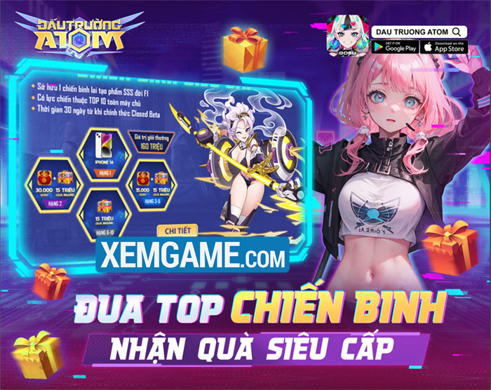 dau-truong-atom-4 Đấu Trường ATOM – Siêu phẩm Lai Tạo Chiến Binh chính thức ra mắt với vô vàn GIFTCODE dau truong atom 4