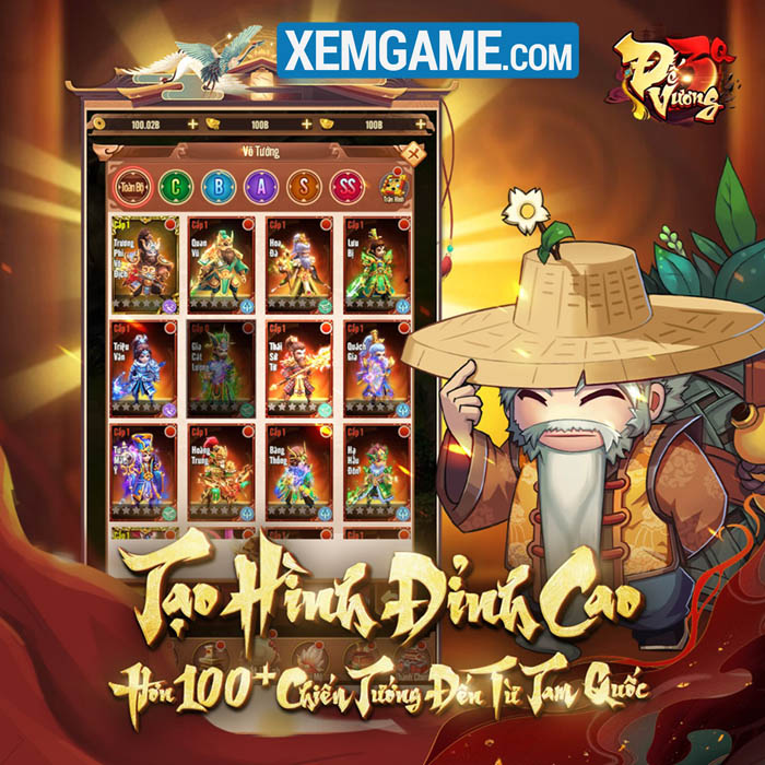 Game mới Đế Vương 3Q đấu tướng rảnh tay chiến ngay thành Vương Giả lộ diện de vuong 3q gioi thieu game 1