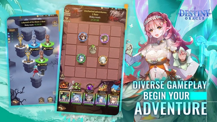 Destiny Oracle - Trải nghiệm game thẻ tướng đỉnh cao với dàn nhân vật anime “chất lượng cao”