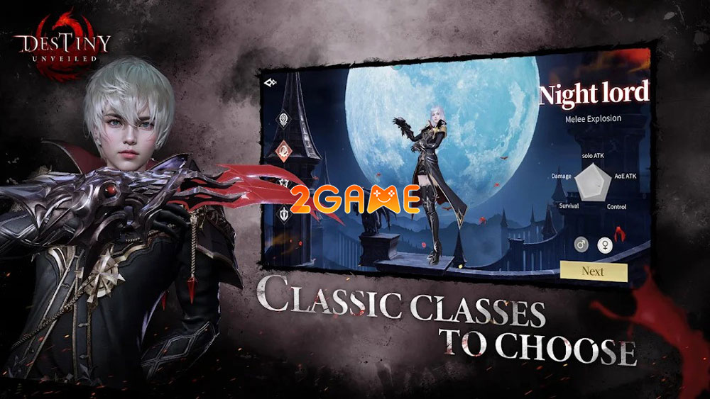 Có 4 class nhân vật cho bạn lựa chọn trong game Destiny Unveiled Có 4 class nhân vật cho bạn lựa chọn trong game Destiny Unveiled