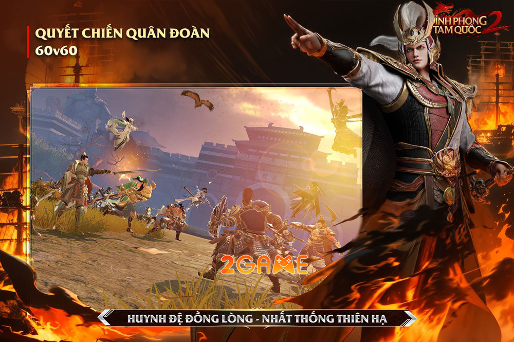 Bom tấn game nhập vai hành động Đỉnh Phong 2 – Tân Tam Quốc sắp sửa cập bến làng game Việt dinh phong 2 tan tam quoc 2 1