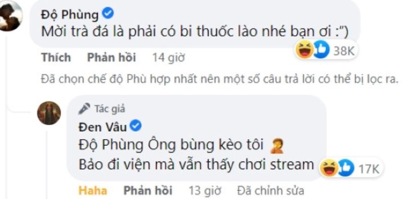 Vừa xong 'Ao làng', nam streamer 'đỉnh' nhất làng game có động thái đáng chú ý với Đen Vâu - Ảnh 1. Vừa xong 'Ao làng', nam streamer 'đỉnh' nhất làng game có động thái đáng chú ý với Đen Vâu - Ảnh 1.