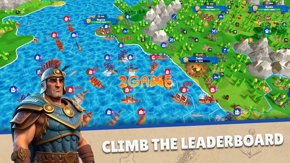 Lượng người chơi đông đúc trong game turn based Domination Dynasty Lượng người chơi đông đúc trong game turn based Domination Dynasty