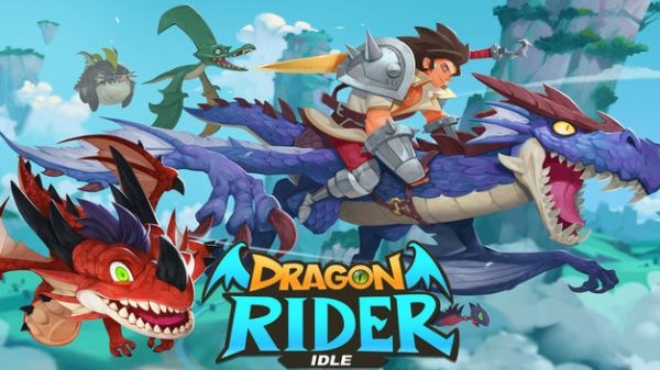 Dragon Rider Idle - Game hành động RPG khám phá thế giới rồng trên nền tảng mobile dragon riderjpg