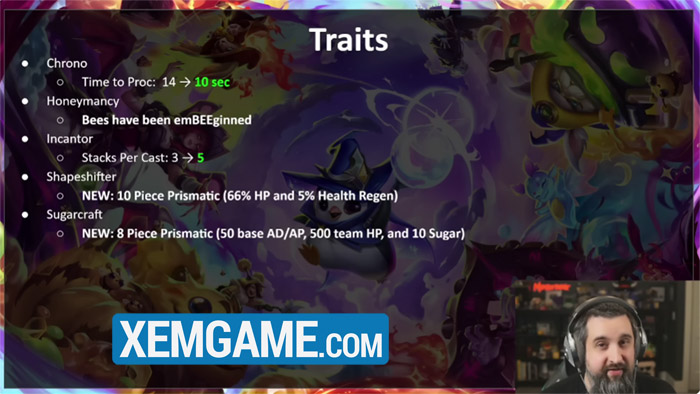 Thay đổi ĐTCL 14.22: Hóa Hình Bánh Ngọt có mốc “Tối Thượng”, buff tất cả tướng 1->5 vàng dtcl 14 22