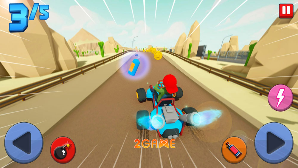 Bản đồ trong game Dune Buggy Games Bản đồ trong game Dune Buggy Games