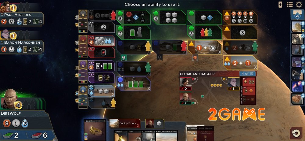 Gameplay của Dune: Imperium Digital đầy tính chiến thuật và vô cùng lôi cuốn