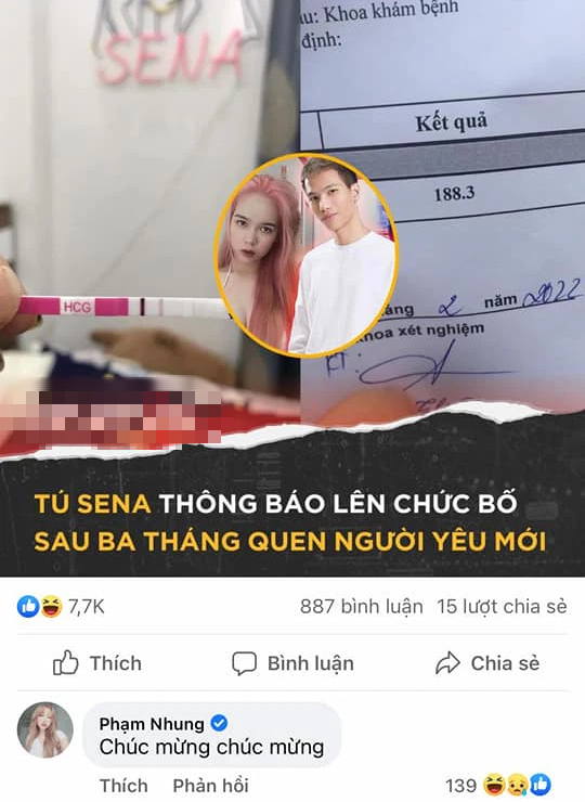 Sena có “tin vui với bạn gái mới quen, nữ streamer Chubby chỉ bình luận 4 chữ - Ảnh 4.