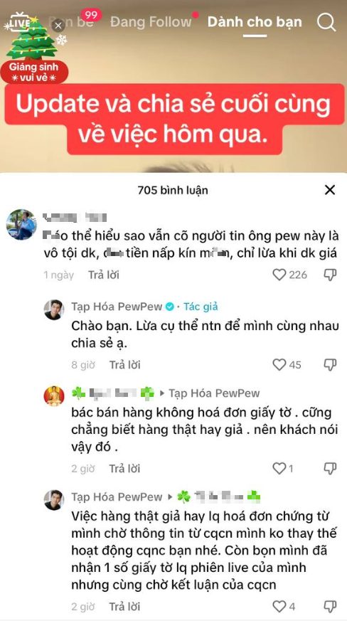 Livestream chung với hot girl bán hàng bị đưa lên VTV, PewPew bị dân tình tố "thiếu trung thực"- Ảnh 2.