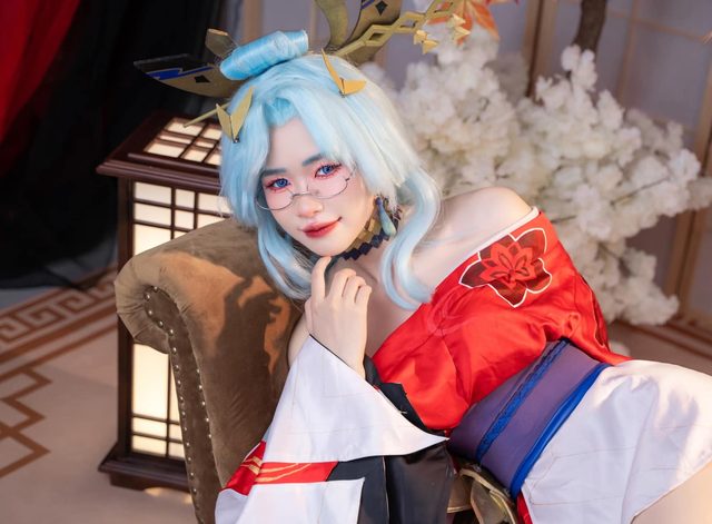 Nữ game thủ lộ nhan sắc