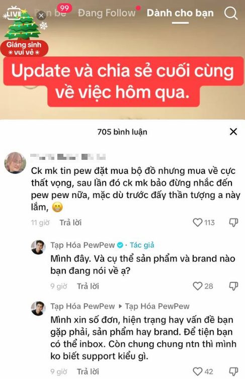 Livestream chung với hot girl bán hàng bị đưa lên VTV, PewPew bị dân tình tố "thiếu trung thực"- Ảnh 3.