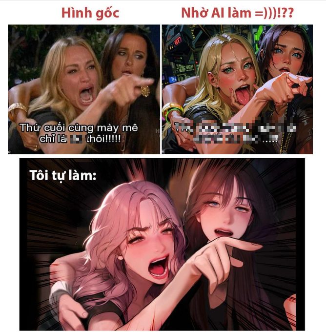Họa lại meme huyền thoại, nữ họa sĩ bí ẩn trổ tài đỉnh cao, ấn tượng hơn cả AI - Ảnh 4. Họa lại meme huyền thoại, nữ họa sĩ bí ẩn trổ tài đỉnh cao, ấn tượng hơn cả AI - Ảnh 4.