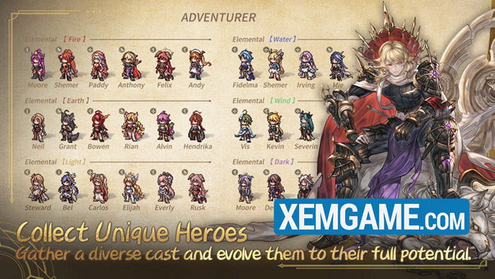 Endless Grades: Pixel Saga – game thẻ tướng pixel mới đầy thú vị endless grades pixel saga 1