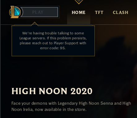 LMHT: Xuất hiện lỗi 9s nghiêm trọng hàng loạt sau cập nhật mới nhất LMHT: Xuất hiện lỗi 9s nghiêm trọng hàng loạt sau cập nhật mới nhất