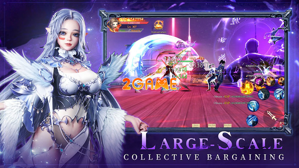 Bối cảnh hấp dẫn trong game Eternal Era: Light and Dark