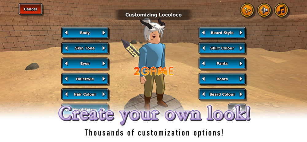 Người chơi được tự do tùy chỉnh tạo hình nhân vật trong game MMORPG Eterspire