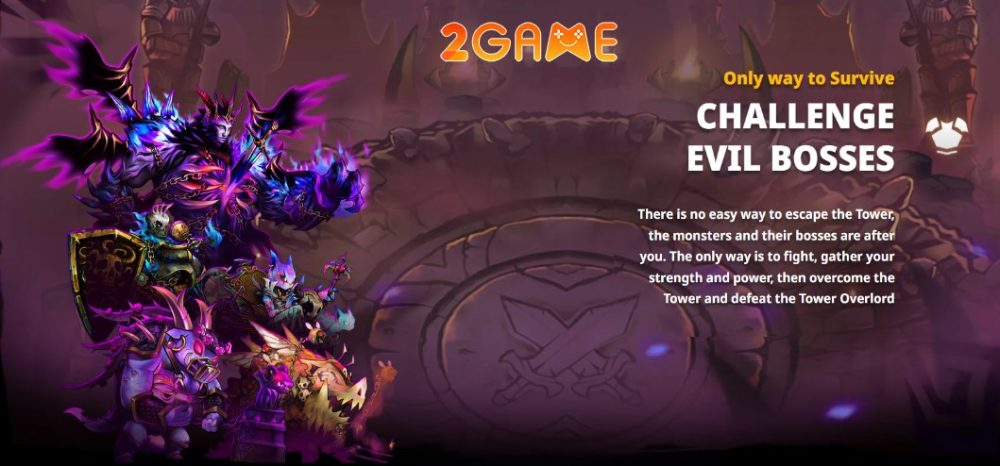 Tạo hình đang sợ của các con boss trong game Evil Soul