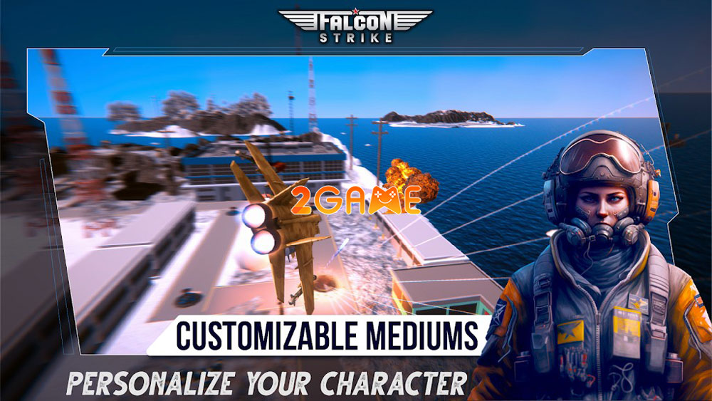 falcon-strike-3 Trải nghiệm cảm giác lái chiến đấu cơ cùng game mô phỏng Falcon Strike: Jet Fighter Game falcon strike 3