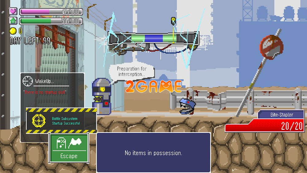 Lối chơi đơn giản của game nhập vai Flat Machine Lối chơi đơn giản của game nhập vai Flat Machine