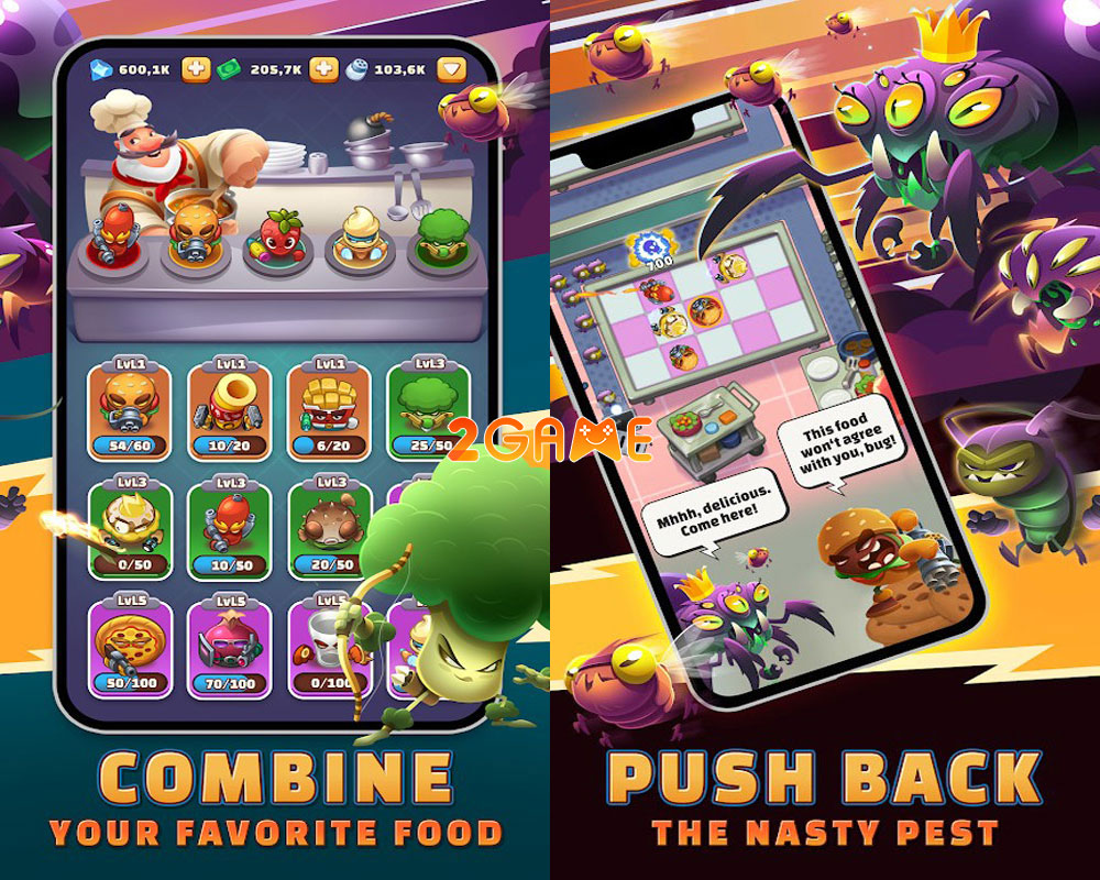 food-fight-td-tower-defense-2 Đại chiến ẩm thực cùng game thủ thành vui nhộn Food Fight TD: Tower Defense food fight td tower defense 2