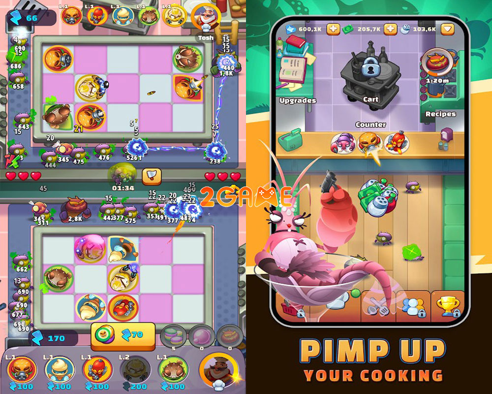 food-fight-td-tower-defense-3 Đại chiến ẩm thực cùng game thủ thành vui nhộn Food Fight TD: Tower Defense food fight td tower defense 3