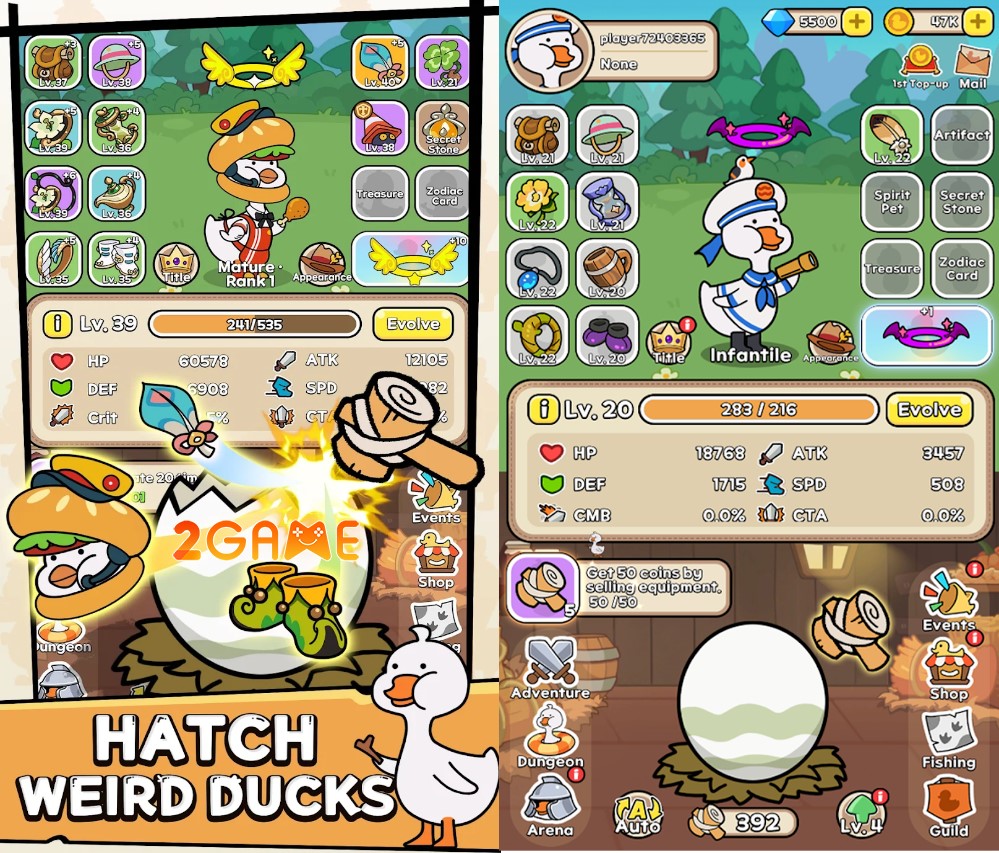 freaky-duckling-1 Bắt đầu hành trình phiêu lưu kỳ lạ cùng chú vịt ngộ nghĩnh trong game Freaky Duckling freaky duckling 1