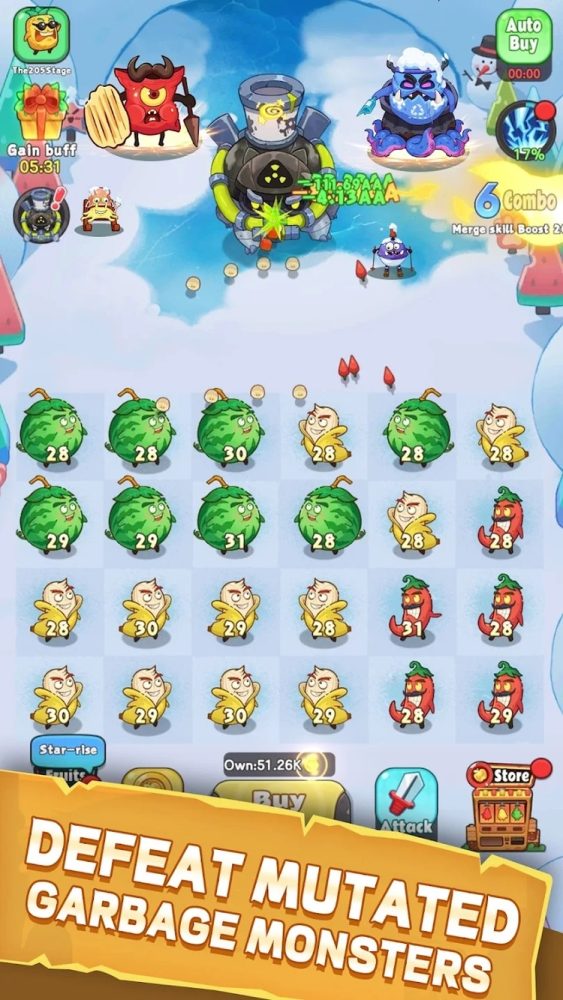 Fruits VS Garbage - Game giải trí vui nhộn trên nền tảng Android fruits vs garbage 3