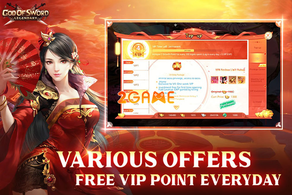 Game nhập vai God of Sword: Legendary mở ra thế giới tiên hiệp mộng ảo fulcboov god of sword legendary 5