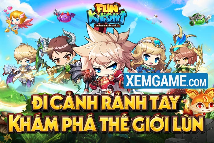 Fun Knight: Chiến Binh Siêu Quậy – game đi cảnh siêu vui nhộn chuẩn bị cập bến fun knight chien binh sieu quay 1