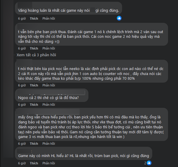 BLV Hoàng Luân cũng khiến cộng đồng VCS BLV Hoàng Luân cũng khiến cộng đồng VCS