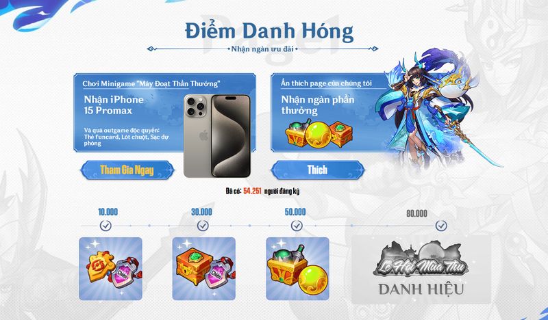 3Q Legend ra mắt - Mở loạt sự kiện đua Top “cực căng” kèm theo quà tặng “Iphone 15 Pro” cực đã gamehubvn 3q legend ra mat mo loat su kien dua top cuc cang 2