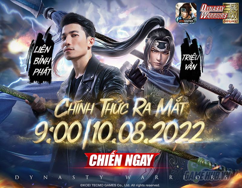 9:00 ngày 10/8 - Dynasty Warriors: Overlords chính thức ra mắt