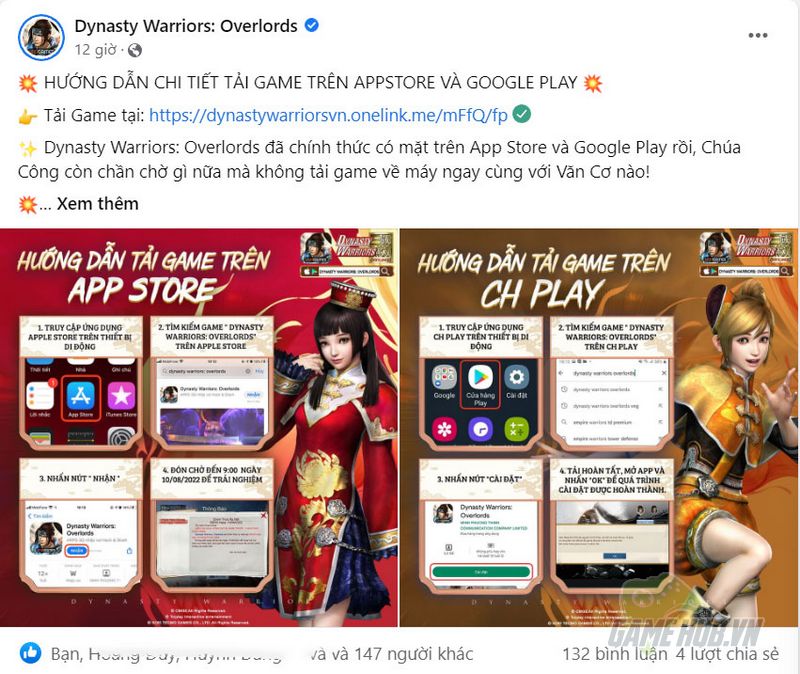 9:00 ngày 10/8 - Dynasty Warriors: Overlords chính thức ra mắt