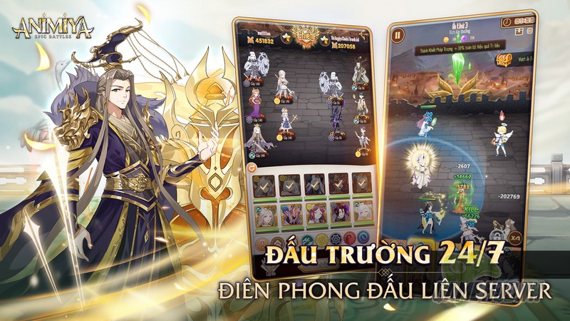 Animiya - Epic Battles, Game đấu tướng AFK Hàn Quốc mở tải hôm nay, sẵn sàng ra mắt vào 12/5 gamehubvn animiya epic battles game dau tuong afk han quoc mo tai hnay 3
