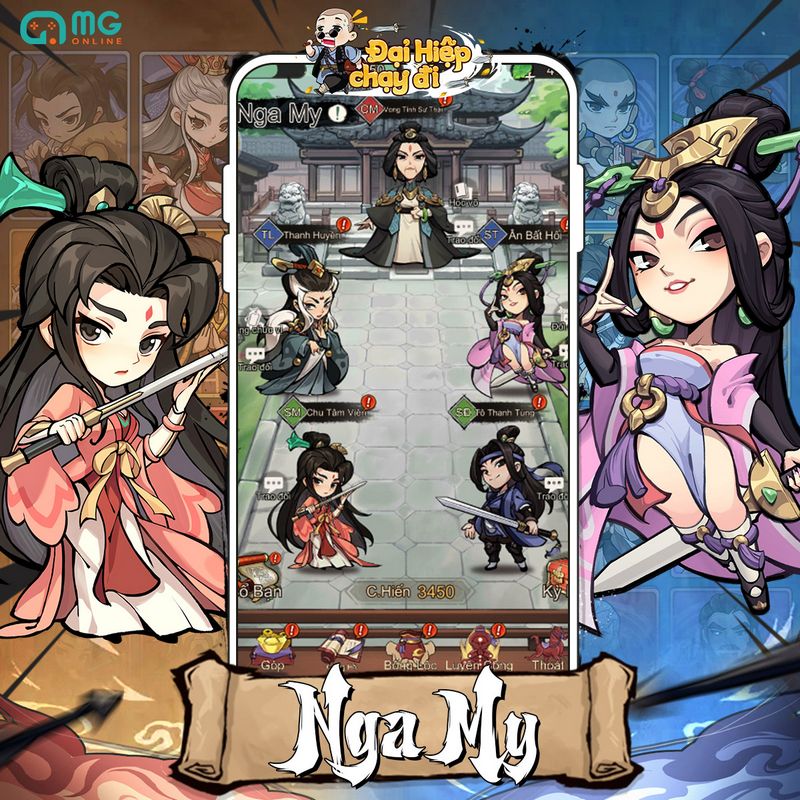 Chờ ngày ra mắt - Giới thiệu các môn phái cực khủng trong Đại Hiệp Chạy Đi gamehubvn cho ngay ra mat chinh thuc gioi thieu cac mon phai cuc khung trong dai hiep chay di 5