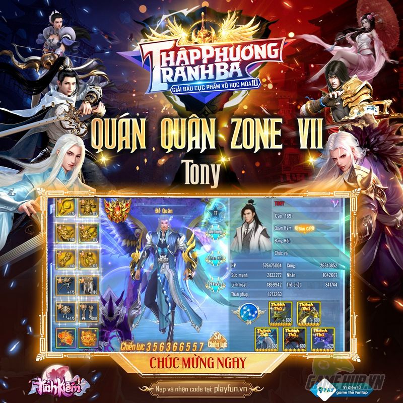 Cực Phẩm Võ Học mùa 10: Thập Phương Tranh Bá vinh danh Tân Quán Quân