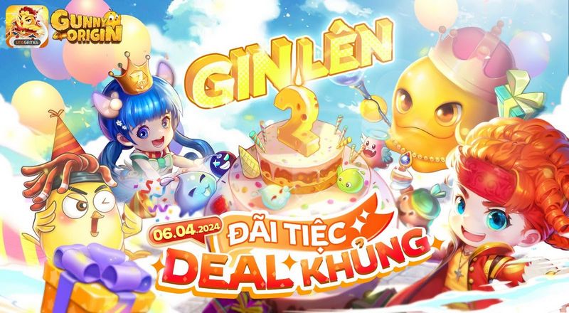 Gunny Origin đãi tiệc sinh nhật 2 tuổi với nhiều sự kiện hoành tráng gamehubvn gunny origin dai tiec sinh nhat 2 tuoi voi nhieu su kien hoanh trang 1