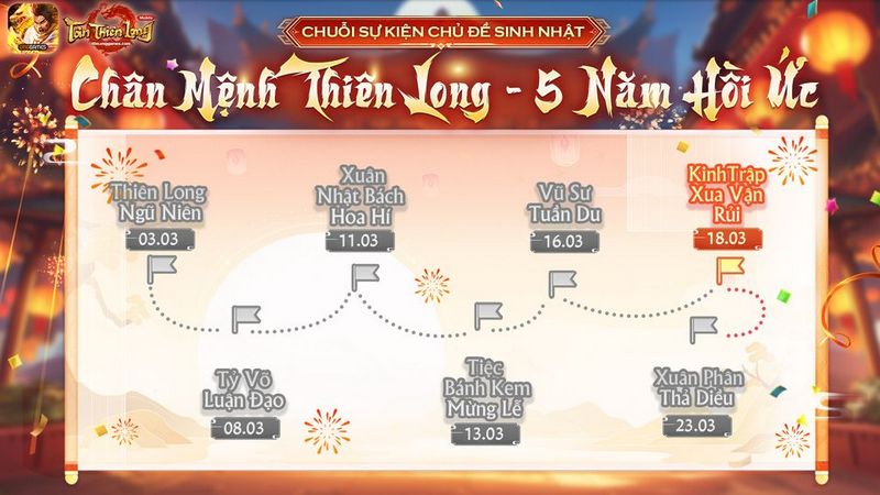 Đón sinh nhật 5 tuổi, cộng đồng game thủ hào hứng gửi lời chúc đến Tân Thiên Long Mobile gamehubvn hanh trinh 5 nam tan thien long mobile 3