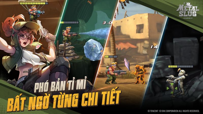 Metal Slug: Awakening - Huyền thoại game thùng tái xuất trên mobile, ra mắt ở VN & 7 khu vực khác gamehubvn metal slug awakening huyen thoai game thung tai xuat tren mobile 5