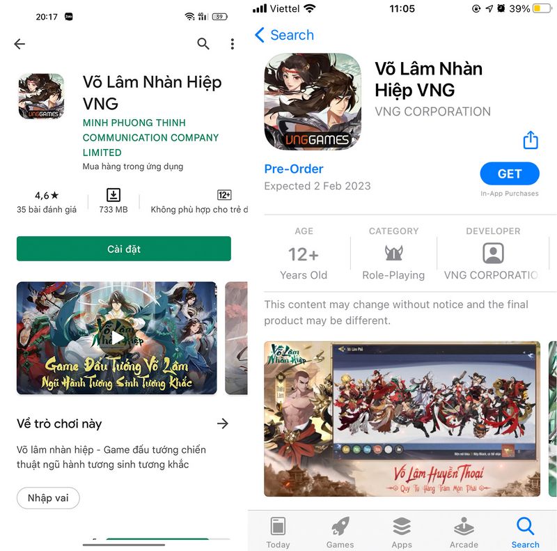 Mở tải trước trên cửa hàng ứng dụng, Võ Lâm Nhàn Hiệp VNG đã sẵn sàng đón ngày ra mắt chính thức gamehubvn mo tai truoc vlnh vng da san sang don ngay ra mat chinh thuc 1