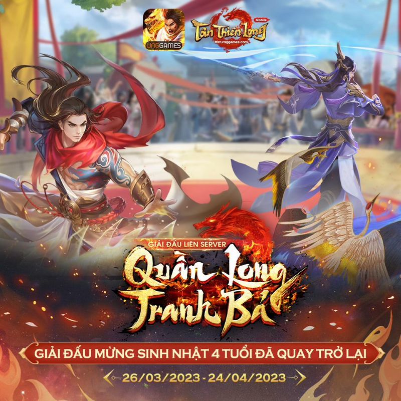 Ngày 26/3 mở báo danh giải đấu Liên Server mừng sinh nhật Quần Long Tranh Bá gamehubvn ngay 263 mo bao danh giai dau lien server mung sinh nhat quan long tranh ba 1