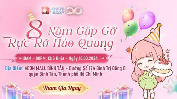 Ngôi Sao Thời Trang VNG tổ chức offline tại trung tâm thương mại lớn nhất nhì TP.HCM gamehubvn ngoi sao thoi trang mung sinh nhat 8 tuoi 1jpg