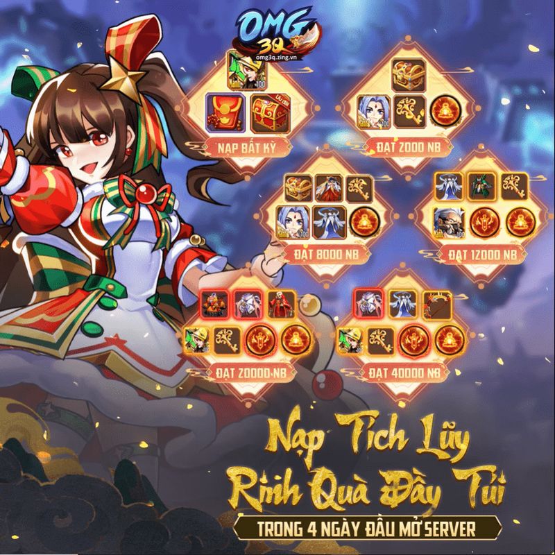 OMG 3Q: Mùa đông cảm động không hề cảm lạnh với sự kiện hấp dẫn dịp Giáng Sinh gamehubvn omg 3q mua dong cam dong ko he cam lanh voi su kien hap dan dip giang sinh 4