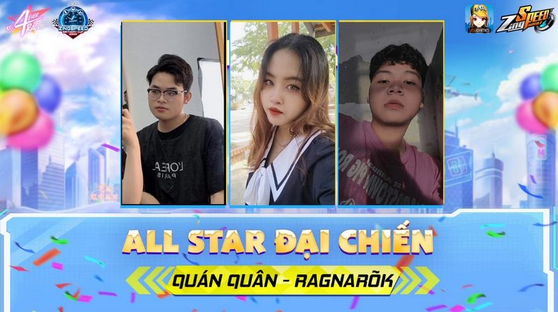 Showmatch All Star Đại Chiến - Tài năng lộ diện mừng ZingSpeed Mobile tròn 4 tuổi gamehubvn showmatch all star dai chien tai nang lo dien mung zingspeedmobile 4 tuoi 4