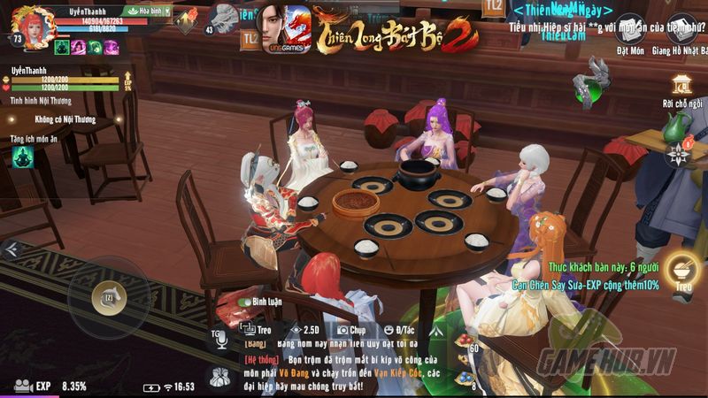 Thiên Long Bát Bộ 2 VNG: Chỉ còn 6 ngày nữa game thủ có thể ghé Tửu Lầu để thưởng thức