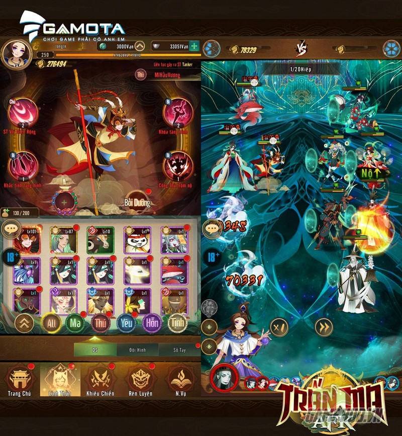 15.000 lượt tải sau 1 tiếng ra mắt, Trấn Ma AFK công phá Top 1 BXH, “phá đảo” làng game chiến thuật gamehubvn tran ma afk cong pha top 1 bxh pha dao lang game chien thuat 5