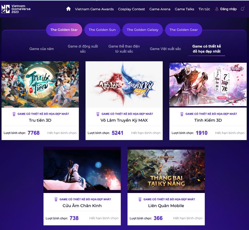 Tru Tiên 3D đạt số lượt bình chọn nhiều nhất cho giải đồ họa tại Vietnam Game Awards 2023 gamehubvn tru tien 3d do hoa dep nhat vietnam game awards 2023 1