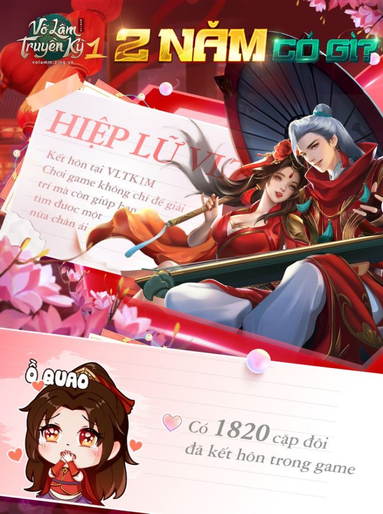 Võ Lâm Truyền Kỳ 1 Mobile: 2 năm khẳng định vị thế dẫn đầu trong ngành game Việt gamehubvn vltk1m 2 nam khang dinh vi the dan dau lang game viet 3